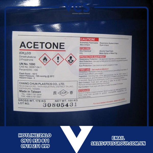 Dung môi ACETONE- VCSGROUP