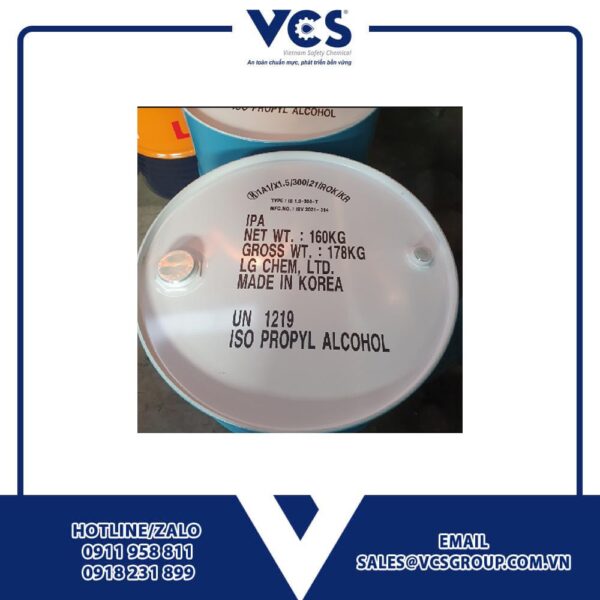 Isopropyl Alcohol Phuy 160 Kg Hàn