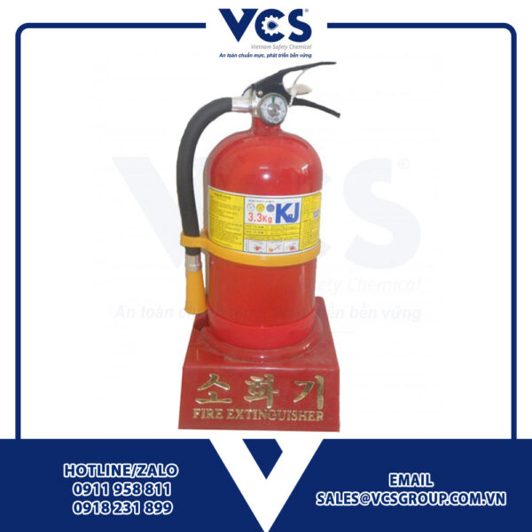 Bình chữa cháy Hàn Quốc 3,3 Kg ABC_ VCS GROUP