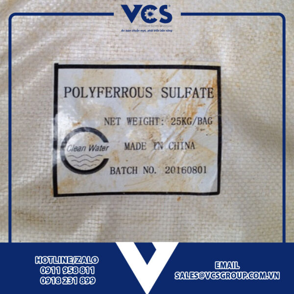 Polyme sắt sunphat - poly ferric sulfate- PFS