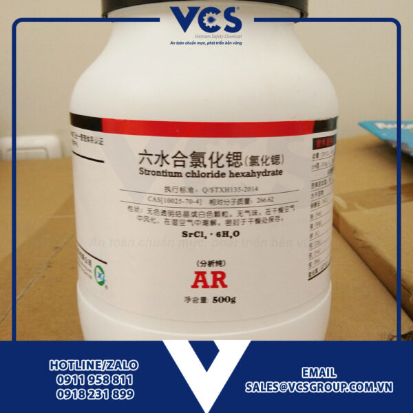 Strontium Chloride SrCl2 tinh khiết - VCS Group