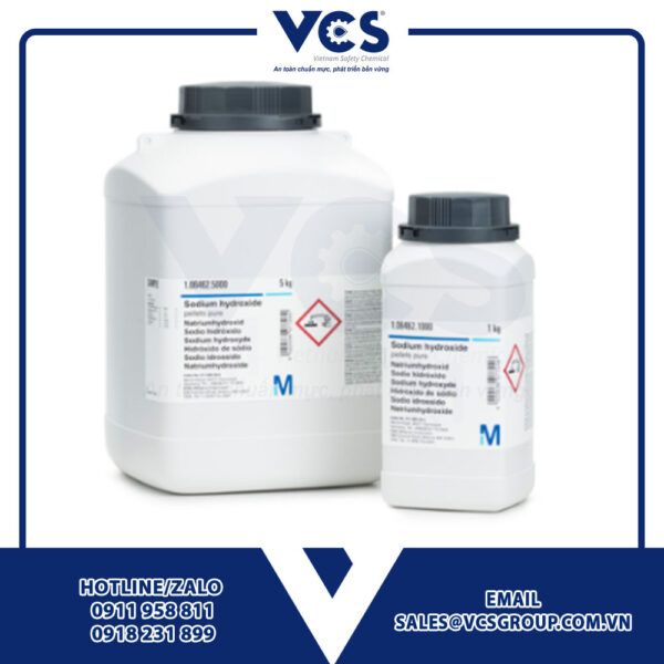 Sodium hydroxide pellets pure Merck – Đức - VCSGROUP