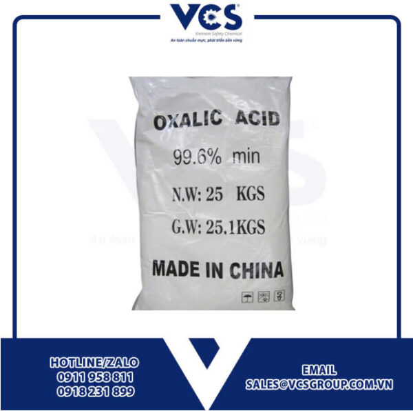 Axit oxalic C2H2O4 99.6% Trung Quốc