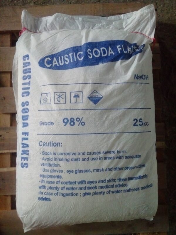 Caustic Soda Flakes Bao 25kg TQ