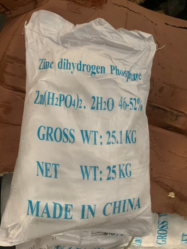 Zinc Dyhydrogen Phosphate Bao 25kg TQ