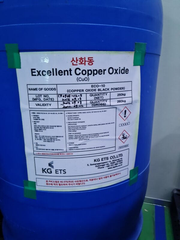 Excellent Copper Oxide (CuO) Phuy 250kg Hàn