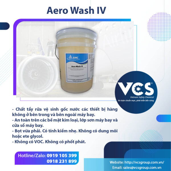 Aero Wash IV Chất tẩy rửa thiết bị ngành hàng không