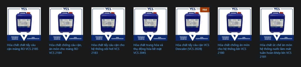 Hóa chất tẩy rửa cáu cặn lò hơi