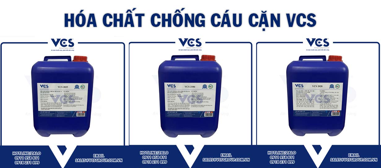 hóa chất chống cáu cặn VCS
