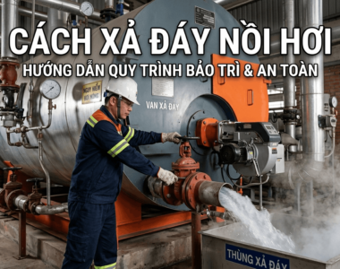 Cách xả đáy nồi hơi an toàn và hiệu quả