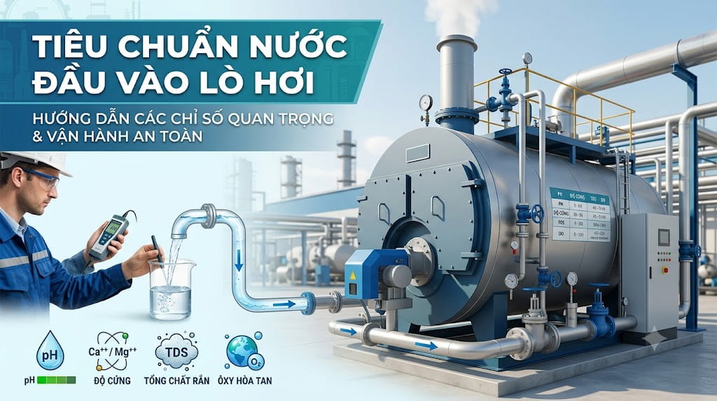 Tiêu chuẩn nước đầu vào lò hơi - VCSGROUP