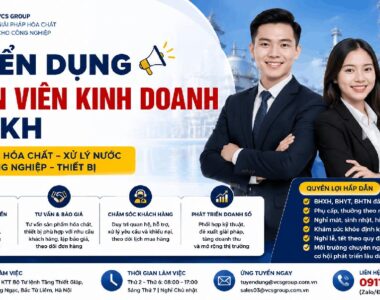 Tuyển nhân viên kinh doanh hóa chất - CSKH tại Hà Nội 2026