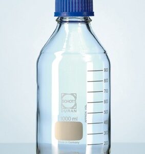 Bình trung tính GL 45 + nắp (100ml, 218012458, Duran)