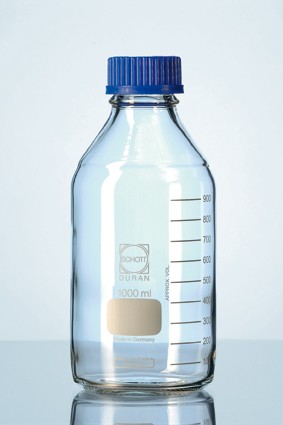 Bình trung tính GL 45 + nắp (100ml, 218012458, Duran)