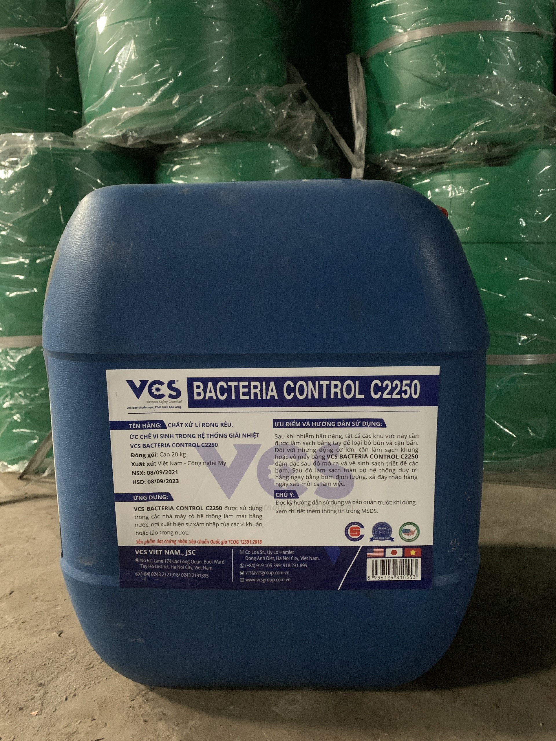 Hóa chất ức chế vi sinh vật trong hệ thống giải nhiệt VCS C2250